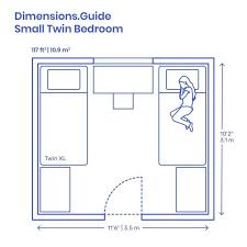 Dimesioms Guide Small Twin Bedroom Twin Bedroom Bedroom Layouts Small Bedroom Layout