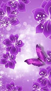 Download Purple Butterfly Hd Wallpapers For Mobile Wall Paper Design Violet 1080x1920 Wallpaper Teahub Io