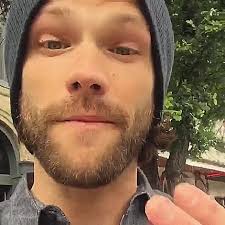 Jared Padalecki blowing kisses