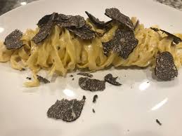 Fettuccine With A Black Truffle Cream Sauce By Chef Mollie Anderson Cream Sauce Recipes Truffle Oil Recipes Truffle Cream