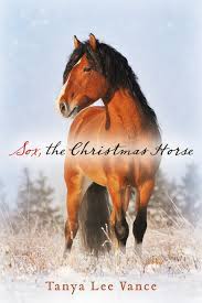 White carriage horse and red and green christmas tree at night. Ebook Sox The Christmas Horse Von Tanya Lee Vance Isbn 978 1 62095 112 5 Sofort Download Kaufen Lehmanns De