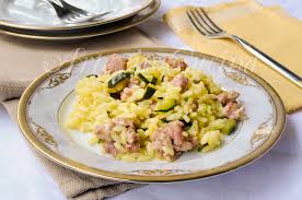 1 bustina zafferano in polvere. Risotto Con Zucchine Salsiccia E Zafferano Anche Bimby