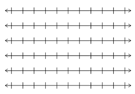 Blank Numbers Lines Tenths Number Line Complex Sentences Fifth Grade Math