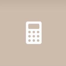 A quick press of the equals sign, and you have the reduced amount: Brown Calculator App Icon App Icon Iphone Icon Ios App Icon