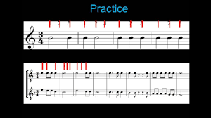 These meters aren't nearly as common, but they're important to be able to. Rhythm Practice 3 4 Time Signature Youtube
