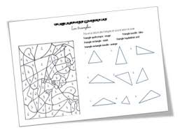 Il s'agit d'un dessin avec des zones, chaque zone a un numéro, et. Coloriage Magique Sur Les Triangles