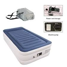 Elecwish Inflatable Air Bed Single Size With Built In Electric Pump Best Uk Mattress Store Online Air Bed Builtin Elect In 2020 Uk Mattress Mattress Store Air Bed