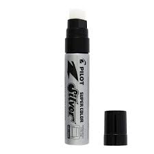 Its permanent ink is water and light resistant, suitable for all surfaces and does not contain xylene. Pilot Super Color Jumbo Marker Silver 15 Mm All 299 6 Jpeg Spraydaily Com