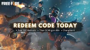 Keep in mind that garena. Free Fire Redeem Code Today 2021 Free Titan Scar Skin 500 Diamonds And Many Other Rewards