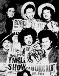 Borchert Field: "Cowboys Swarm Where Brewers Used To Frolic", 1945