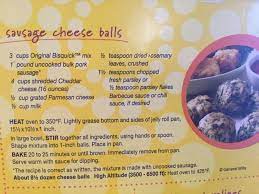 Bisquick Sausage Cheese Balls They Are Soo Good Yummy Appetizers Cheese Ball Bisquick