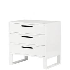 Botero highboard, 4 lebensmonate ohne verschleißerscheinungen, aus geprüftem holzmaterial, weiß hochglanzlackiert, zwei glastüre, hinter glasablagen. Modernes Nachtkastchen High Gloss Mit Drei Schubladen Kleine Kommode Hochglanz Weiss