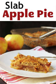 Slab Apple Pie With Easy Crumb Topping Homemade Pie Recipes Traditional Apple Pie Recipe Food Processor Recipes