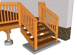 Aussentreppe Aus Holz Mit Gelandern Gartentreppe Treppe Selber Bauen Holztreppe Selber Bauen