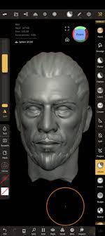 Sculpture created with nomad sculpt app