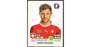 Er dribblet sich an der liechtensteiner verteidigung. Admir Mehmedi Switzerland Euro 2016 France Sticker 118