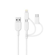 The anker powerline micro usb cable now costs less than its original price, but it's still the very best cord on the market. Anker 3 Powerline Ii 3 In 1 Lightning Usb C Micro Usb To Usb A Cable White Target