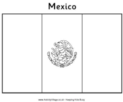 Mexico Flag Colouring Page Flag Coloring Pages Mexican Flags Mexico Flag