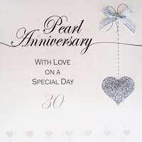 The best time of a marriage begins after 30 years together. 30th Wedding Anniversary Pearl