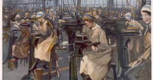 Women Working In Factory Newcastle 1918 Sir John Lavery British Artist British Art Art