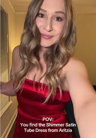 Shimmer Satin Aritzia Wicker Tan