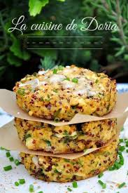 Galettes De Boulgour Et Quinoa Au Poulet Bleu D Auvergne Et Ciboulette La Cuisine De Doria Recettes De Cuisine Cuisine Cuisine Vegetarienne