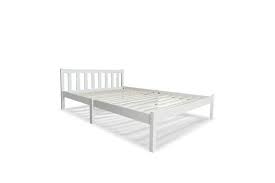 artiss wooden bed frame king single sofie timber bed frame white beds bed frames timber bed frames wooden bed frames wooden bed