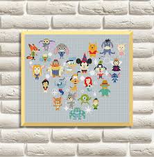 Kit contains presorted thread, 14 count white aida, needles and instructions. Cross Stitching Disney Cross Stitch Patterns Novocom Top