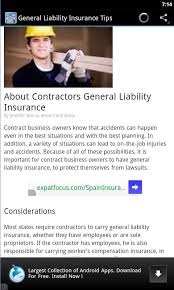 So what does that mean? Amazon Com General Liability Insurance Appstore For Android