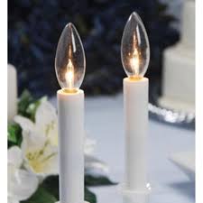 Shop Pack Of 2 Clear Battery Operated Candle Lamp Replacement Light Bulbs 3 Volt Overstock 25459556