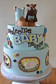 Country Farm Animal Baby Shower Cakecentral Com