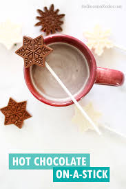Snowflake Hot Chocolate On A Stick Homemade Holiday Gift Idea In 2020 Homemade Holiday Gifts Homemade Holiday Hot Chocolate