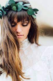 Natural Dried Silver Dollar Eucalyptus Crown Love Sparkle Pretty Bridal Makeup For Blondes Wedding Hair And Makeup Flower Crown Bridesmaid