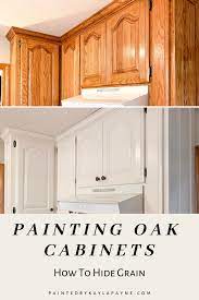 Can you paint wood effect kitchen cabinets. Learn To Fill Woodgrain Insider Tips From A Pro Refinishing Cabinets Painting Oak Cabinets White Refurbished Cabinets