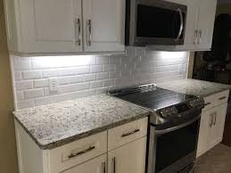 12 Subway Tile Backsplash Design Ideas Installation Tips Enthusiasthome Kitchen Backsplash Designs Beveled Subway Tile Kitchen Tiles Backsplash