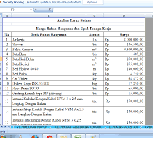 Download software rab bidang cipta karya, xpro terbaru. Rab Bangunan Excel Free Download