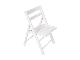 Whether you've got a tiny space or have a few unexpected guests dropping by, they tuck away neatly between uses. Folding Chair White Timber Party And Event Hire