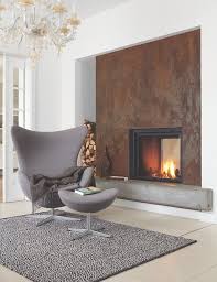 Kamin Alpina Rost Optik Wandfarbe Wohnzimmer Kamin Wohnzimmer Wohnen