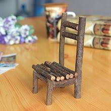 Bois De La Maison Chaise Decor Jardin Miniature Paysage Mini Coeur Artisanat Chaise Tuyau Accessoires Decoratio Meubles Feeriques Jardin Miniature Jardin Bocal