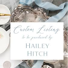 Custom Listing - to Be Purchased by Hailey Hitch - Etsy