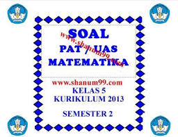 Apr 23, 2021 · soal pat matematika kelas 5 dan jawaban tahun 2021. Download Soal Pat Matematika Kelas 5 Semester 2 Tahun Pelajaran 2020 2021 Shanum99 Com
