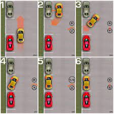 Learn how to reverse park using the three line method shown in clear detail using overhead drone footage. Maria Firdz Lifestyle Blogger