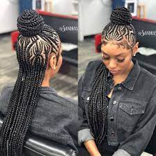 The most popular style being used by women and men is braiding the front hair in cornrows and the back. Pin By Yvette Long Marketing On Braids Twists African Braids Styles African American Kids Hairstyles African Braids Hairstyles