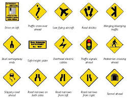 Black And Yellow Sign With Arrow Meaning Irish Road Signs Yellow Road Signs Road Signs Traffic Signs