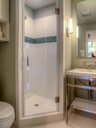 Finish the design by using basic, white subway tiles to frame the focal wall. 35 Small Shower Stall Ideas In 2021 Small Bathroom Small Showers Bathrooms Remodel