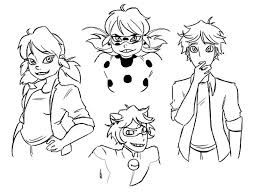 Ladybug Und Cat Noir Ausmalbilder Kostenlos Drucken