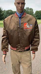 Vintage Cleveland Browns Jacket Brown Jacket Jackets Line Jackets