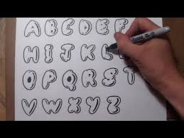 For our bubble letter drawing . How To Draw Bubble Letters Graffiti Style Paintingtube