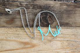 Result of couple of hours testing free autodesk 123d make software. How To Make Your Very Own Name Necklace