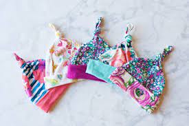 Baby hat with top knot. Topknot Baby Hat Pattern Crazy Little Projects